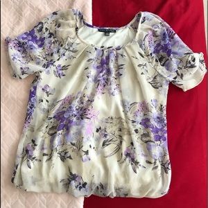 Petite Small Floral Top
